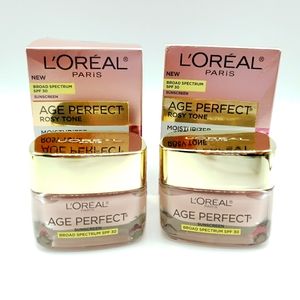 Loreal Age Perfect Rosy Tone Moisturizer SPF 30 (x2)